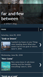 Mobile Screenshot of fewbetween.blogspot.com