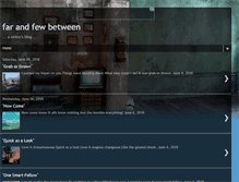 Tablet Screenshot of fewbetween.blogspot.com