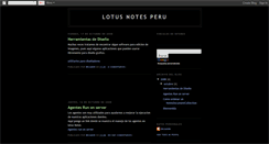 Desktop Screenshot of lotusnotesperu.blogspot.com