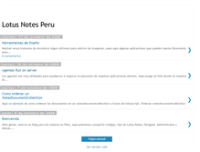 Tablet Screenshot of lotusnotesperu.blogspot.com