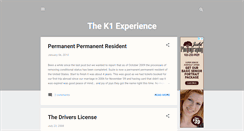 Desktop Screenshot of k1visaexperience.blogspot.com