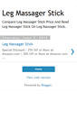 Mobile Screenshot of legmassagerstickq.blogspot.com