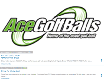 Tablet Screenshot of acegolfballs.blogspot.com