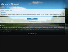 Tablet Screenshot of deannaandmarkgetmarried.blogspot.com