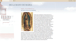 Desktop Screenshot of delamanodemaria.blogspot.com