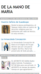 Mobile Screenshot of delamanodemaria.blogspot.com