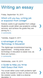 Mobile Screenshot of essaywriter-writinganessay.blogspot.com