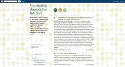 Desktop Screenshot of ministeringthroughtheinternet.blogspot.com