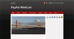 Desktop Screenshot of paypal-wishlists.blogspot.com