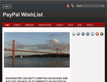 Tablet Screenshot of paypal-wishlists.blogspot.com