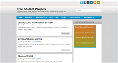 Desktop Screenshot of freefreestudentprojects.blogspot.com