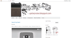 Desktop Screenshot of guitarpraise.blogspot.com