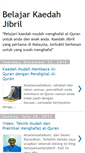 Mobile Screenshot of belajarkaedahjibril.blogspot.com