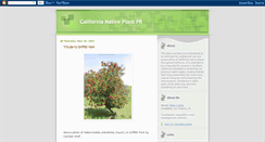 Desktop Screenshot of calnativeplants.blogspot.com