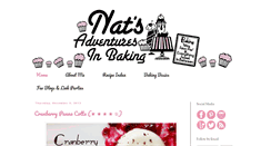 Desktop Screenshot of natsadventuresinbaking.blogspot.com