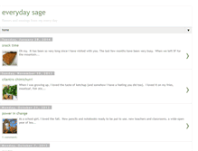 Tablet Screenshot of everydaysage.blogspot.com