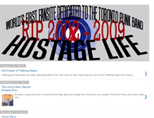 Tablet Screenshot of hostagelife.blogspot.com