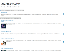 Tablet Screenshot of impactocreativo.blogspot.com