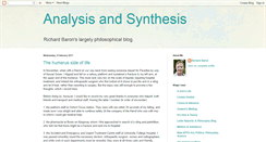 Desktop Screenshot of analysisandsynthesis.blogspot.com