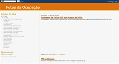 Desktop Screenshot of fotosdaocupacao.blogspot.com