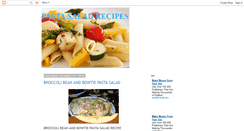 Desktop Screenshot of pastasaladrecipes.blogspot.com