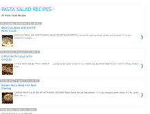 Tablet Screenshot of pastasaladrecipes.blogspot.com