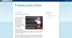 Desktop Screenshot of fiestas-para-ninos.blogspot.com