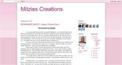 Desktop Screenshot of mitziescreations.blogspot.com