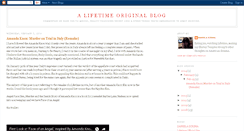 Desktop Screenshot of alifetimeoriginalblog.blogspot.com