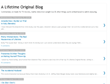 Tablet Screenshot of alifetimeoriginalblog.blogspot.com
