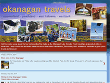 Tablet Screenshot of okanagantravels.blogspot.com