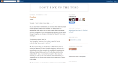 Desktop Screenshot of dontpickuptheturd.blogspot.com