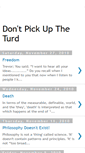 Mobile Screenshot of dontpickuptheturd.blogspot.com