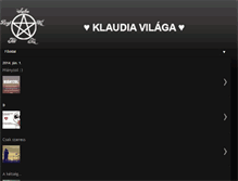 Tablet Screenshot of klaudia75.blogspot.com