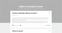 Desktop Screenshot of kellyscurriculumcorner.blogspot.com