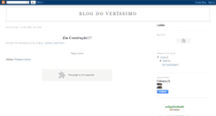 Desktop Screenshot of blog-verissimo.blogspot.com