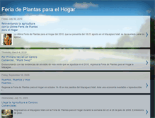 Tablet Screenshot of feriaplantasparahogar.blogspot.com