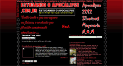 Desktop Screenshot of estudandoapocalipse.blogspot.com