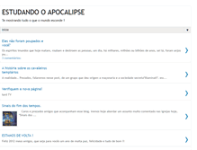 Tablet Screenshot of estudandoapocalipse.blogspot.com