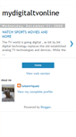 Mobile Screenshot of mydigitaltvonline.blogspot.com