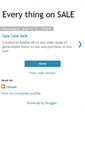 Mobile Screenshot of everythingonsale.blogspot.com