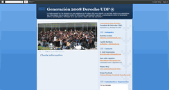 Desktop Screenshot of derechoudp08.blogspot.com
