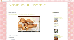 Desktop Screenshot of novinka-kulinarnie.blogspot.com