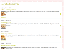 Tablet Screenshot of novinka-kulinarnie.blogspot.com