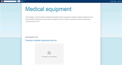 Desktop Screenshot of medical-equipment-fryit.blogspot.com