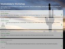 Tablet Screenshot of mysticklobo.blogspot.com
