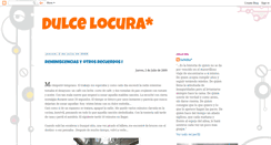 Desktop Screenshot of dulce14locura.blogspot.com