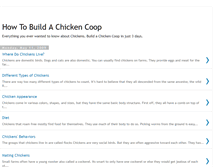 Tablet Screenshot of buildyourchickencoop.blogspot.com