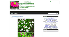 Desktop Screenshot of greenpollex.blogspot.com
