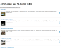 Tablet Screenshot of mini-cooper-car.blogspot.com